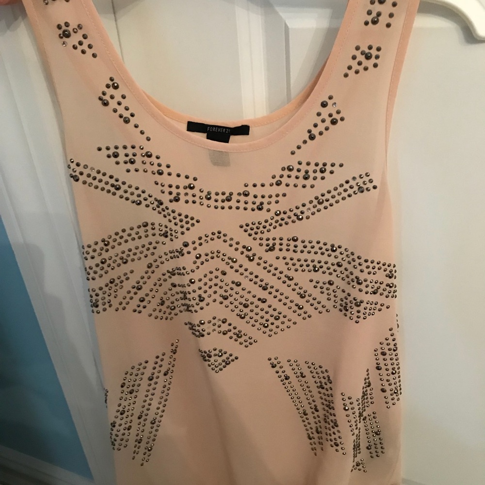 Forever 21 Jeweled Tank Top
